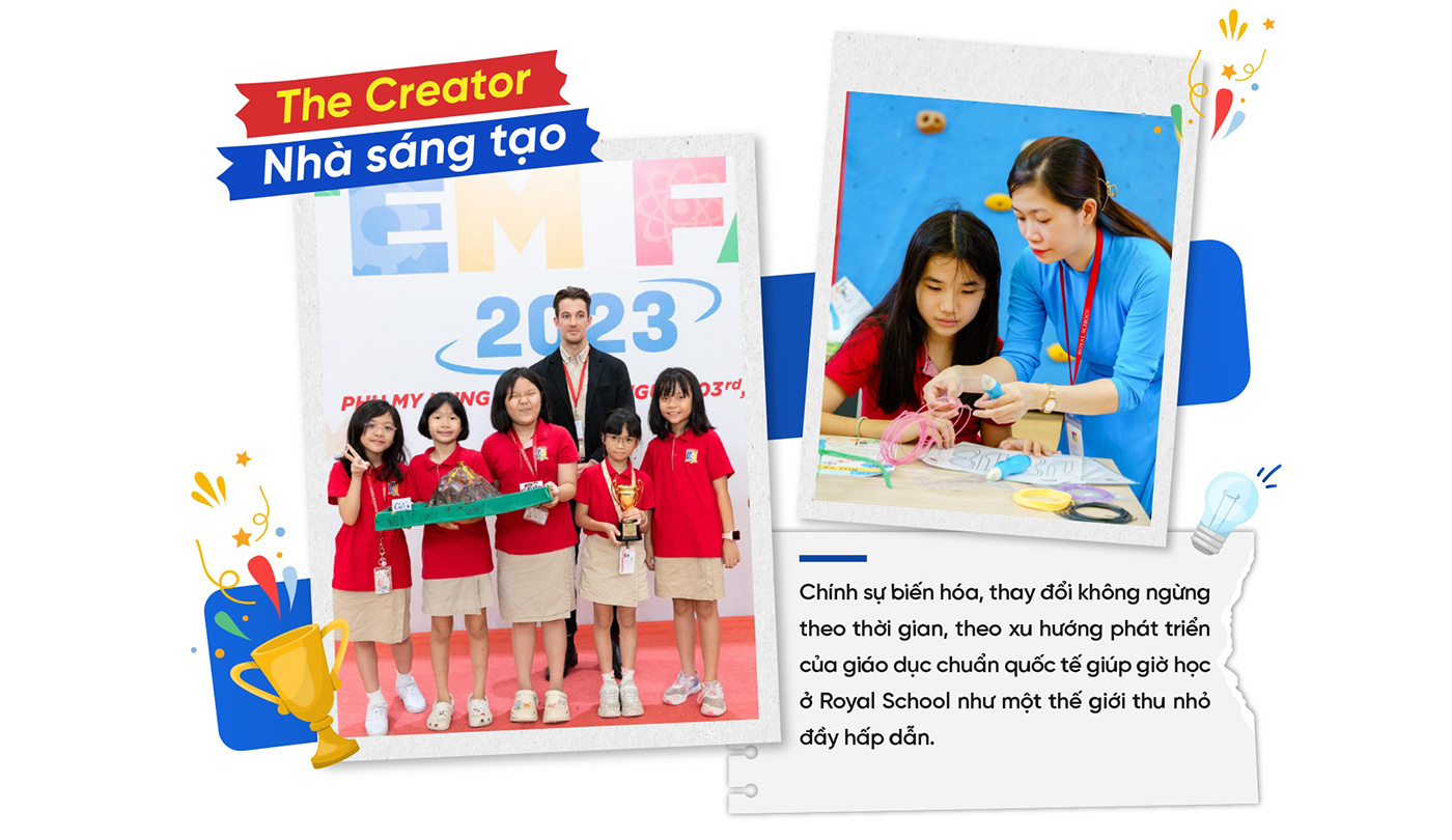 Royal School Chú trọng giáo dục sáng tạo, xây dựng môi trường hạnh phúc - ảnh 3 Royal School Chú trọng giáo dục sáng tạo, xây dựng môi trường hạnh phúc - ảnh 3