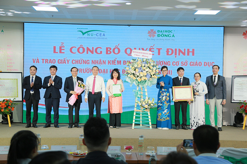 Trường ĐH Đông Á hoàn thành kiểm định chất lượng giáo dục chu kỳ 2 Trường ĐH Đông Á hoàn thành kiểm định chất lượng giáo dục chu kỳ 2