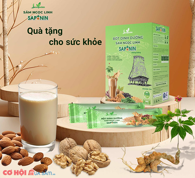 Bột Dinh dưỡng Sâm Ngọc Linh - Năng lượng cho ngày mới - Ảnh 1 Bột Dinh dưỡng Sâm Ngọc Linh - Năng lượng cho ngày mới - Ảnh 1