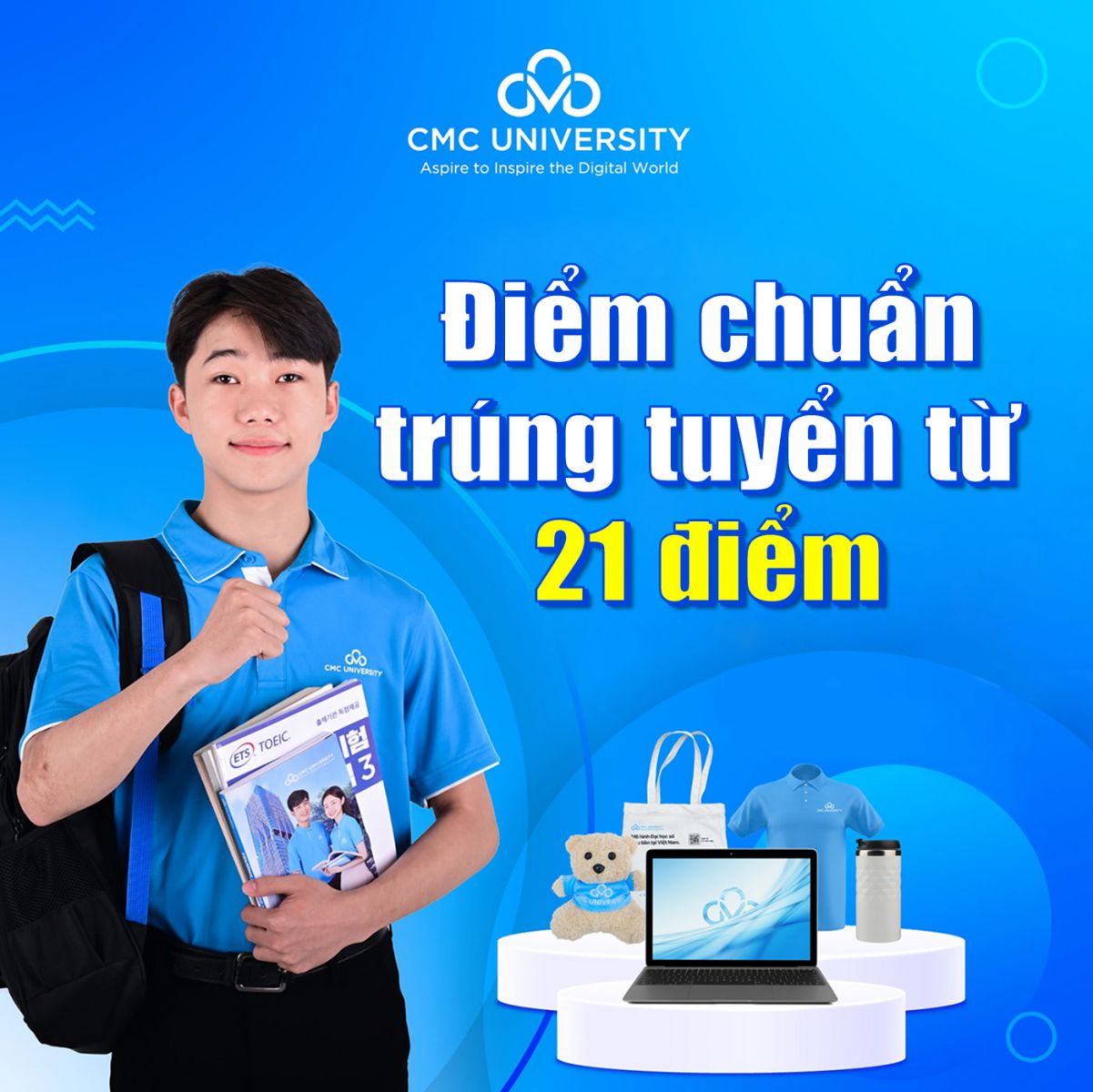 Trường đại học CMC lấy điểm chuẩn trúng tuyển từ 21 điểm - ảnh 1 Trường đại học CMC lấy điểm chuẩn trúng tuyển từ 21 điểm - ảnh 1