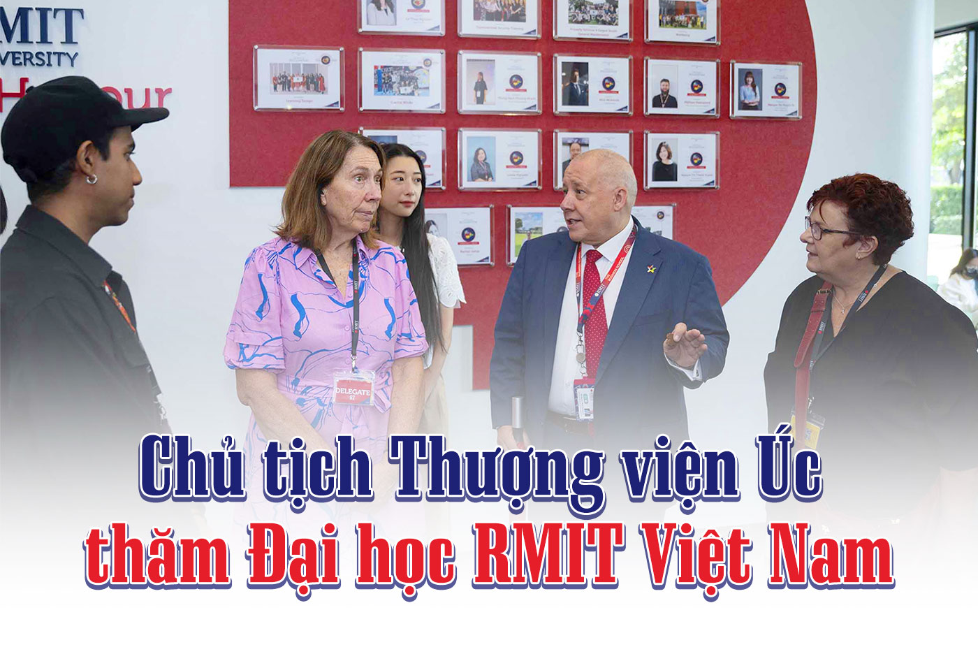 Chủ tịch Thượng viện Úc thăm Đại học RMIT Việt Nam - ảnh 1 Chủ tịch Thượng viện Úc thăm Đại học RMIT Việt Nam - ảnh 1