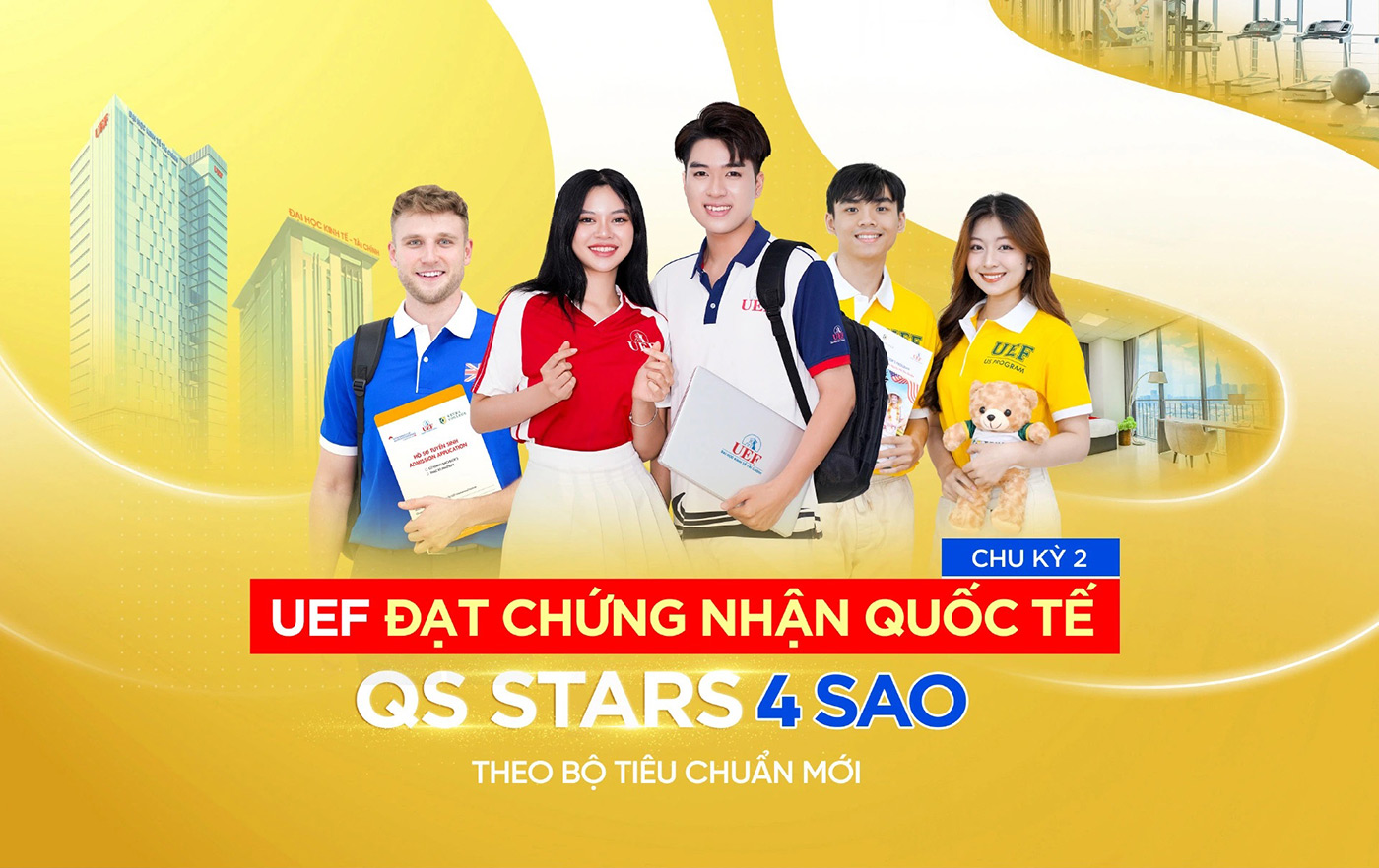 UEF đạt chứng nhận quốc tế QS Stars 4 sao theo bộ tiêu chuẩn mới - ảnh 1 UEF đạt chứng nhận quốc tế QS Stars 4 sao theo bộ tiêu chuẩn mới - ảnh 1