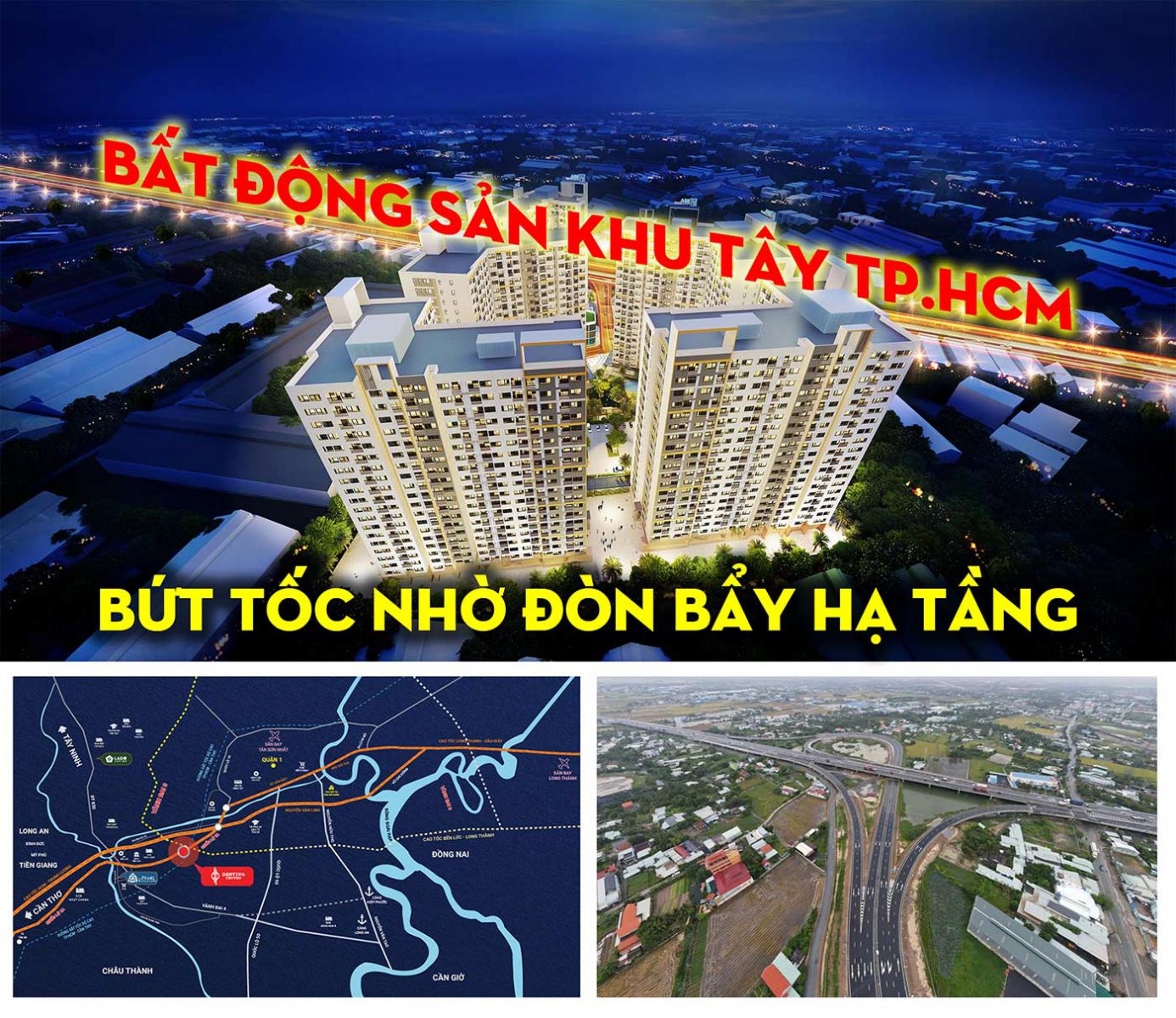 Bất động sản khu Tây TP.HCM bứt tốc nhờ đòn bẩy hạ tầng - ảnh 1 Bất động sản khu Tây TP.HCM bứt tốc nhờ đòn bẩy hạ tầng - ảnh 1
