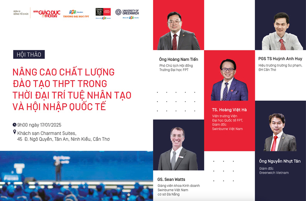 Mở hội thảo về đào tạo THPT trong thời đại trí tuệ nhân tạo Mở hội thảo về đào tạo THPT trong thời đại trí tuệ nhân tạo