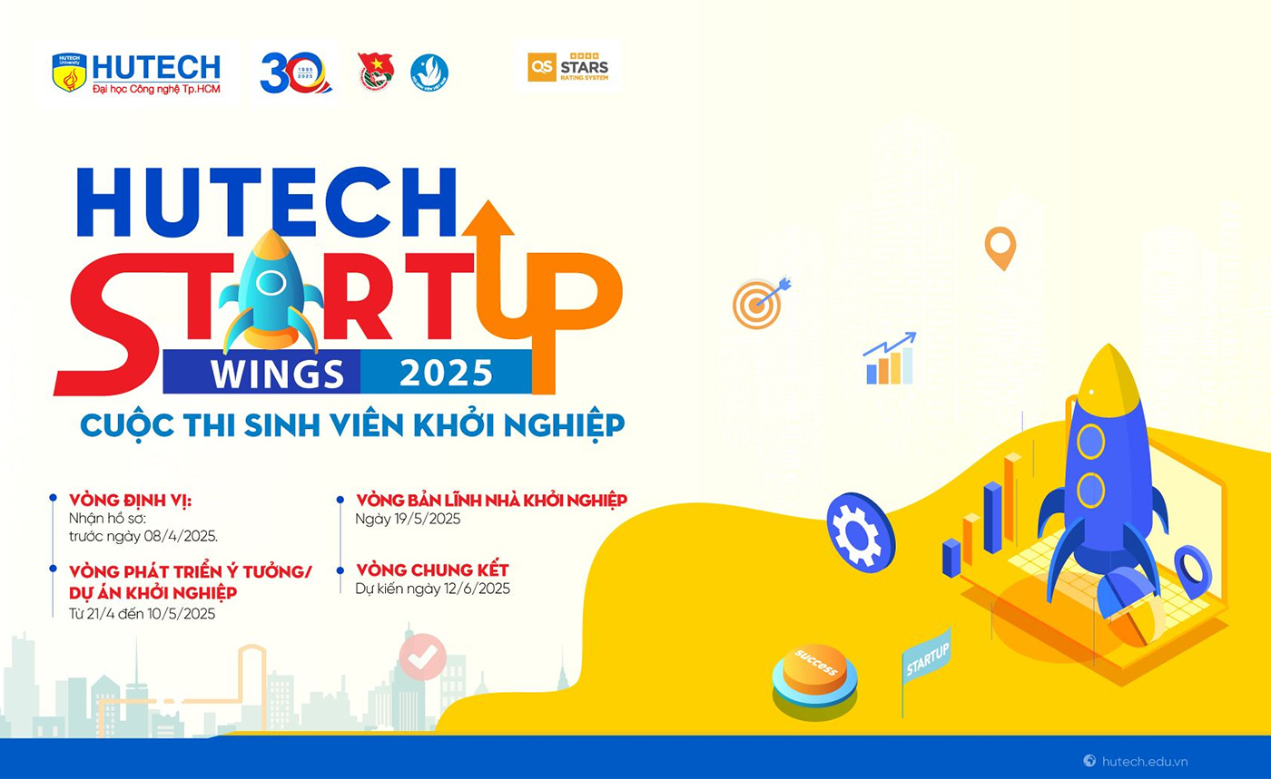 Khởi động sân chơi khởi nghiệp HUTECH Startup Wings 2025 - ảnh 1 Khởi động sân chơi khởi nghiệp HUTECH Startup Wings 2025 - ảnh 1