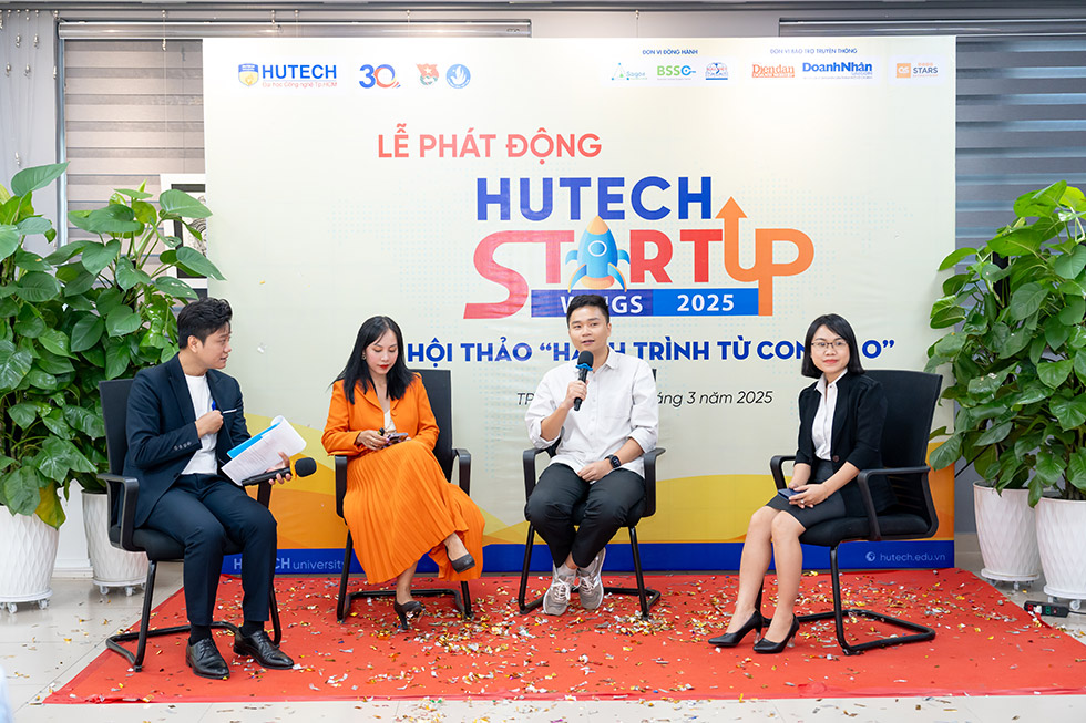 Khởi động sân chơi khởi nghiệp HUTECH Startup Wings 2025 - ảnh 4 Khởi động sân chơi khởi nghiệp HUTECH Startup Wings 2025 - ảnh 4