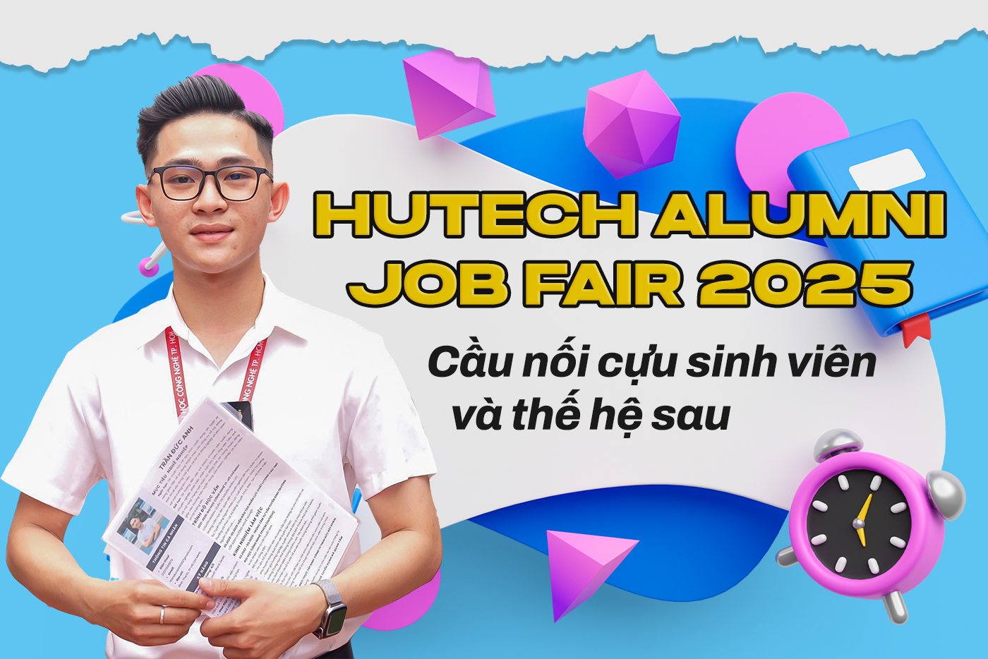 HUTECH Alumni Job Fair 2025: Cầu nối cựu sinh viên và thế hệ sau - Ảnh 1 HUTECH Alumni Job Fair 2025: Cầu nối cựu sinh viên và thế hệ sau - Ảnh 1