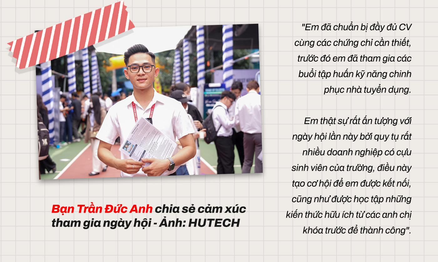 HUTECH Alumni Job Fair 2025: Cầu nối cựu sinh viên và thế hệ sau - Ảnh 7 HUTECH Alumni Job Fair 2025: Cầu nối cựu sinh viên và thế hệ sau - Ảnh 7
