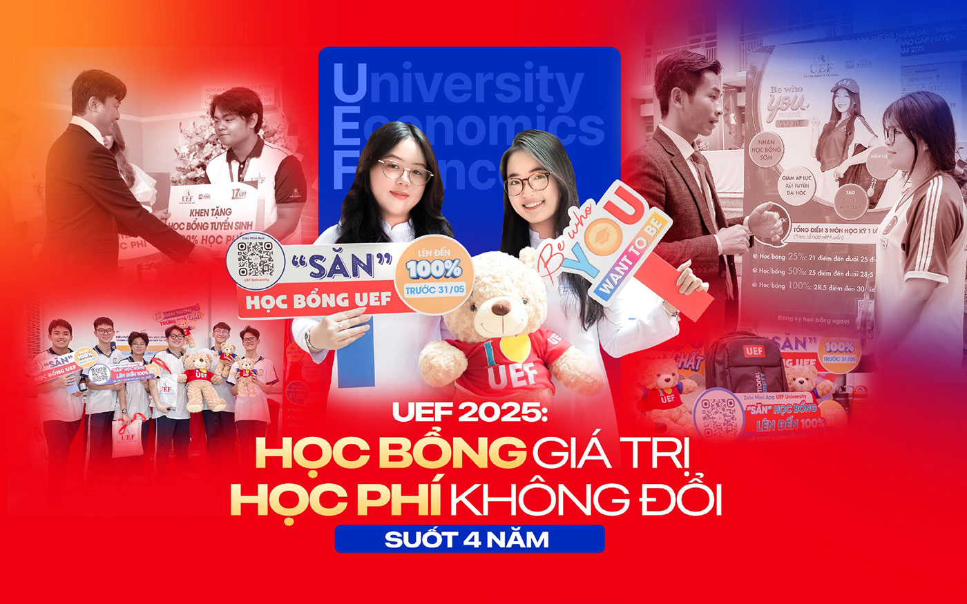 UEF năm 2025: Học bổng giá trị, học phí không đổi suốt 4 năm - Ảnh 1 UEF năm 2025: Học bổng giá trị, học phí không đổi suốt 4 năm - Ảnh 1