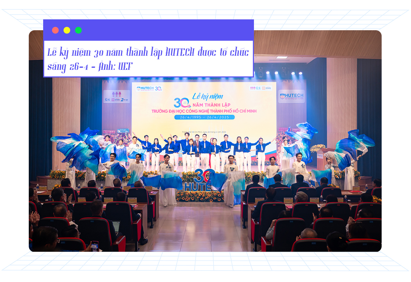30 năm HUTECH: Hành trình tâm huyết vì sự nghiệp giáo dục - Ảnh 2 30 năm HUTECH: Hành trình tâm huyết vì sự nghiệp giáo dục - Ảnh 2