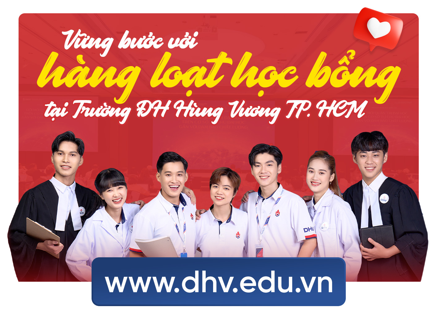 Vững bước với hàng loạt học bổng tại Trường ĐH Hùng Vương TP. HCM - Ảnh 1 Vững bước với hàng loạt học bổng tại Trường ĐH Hùng Vương TP. HCM - Ảnh 1