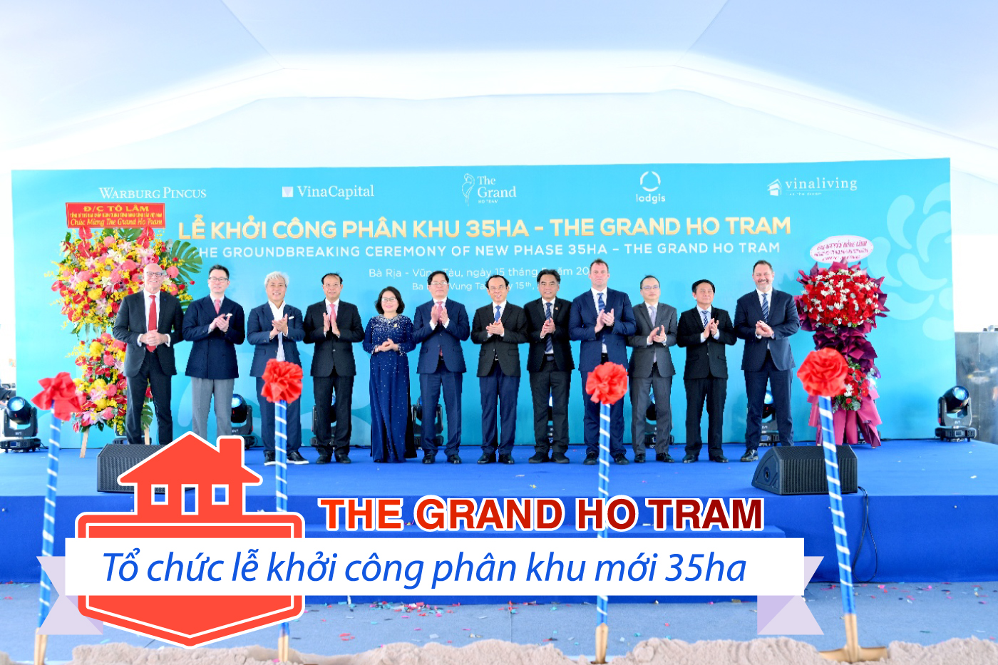 The Grand Ho Tram tổ chức lễ khởi công phân khu mới 35ha The Grand Ho Tram tổ chức lễ khởi công phân khu mới 35ha