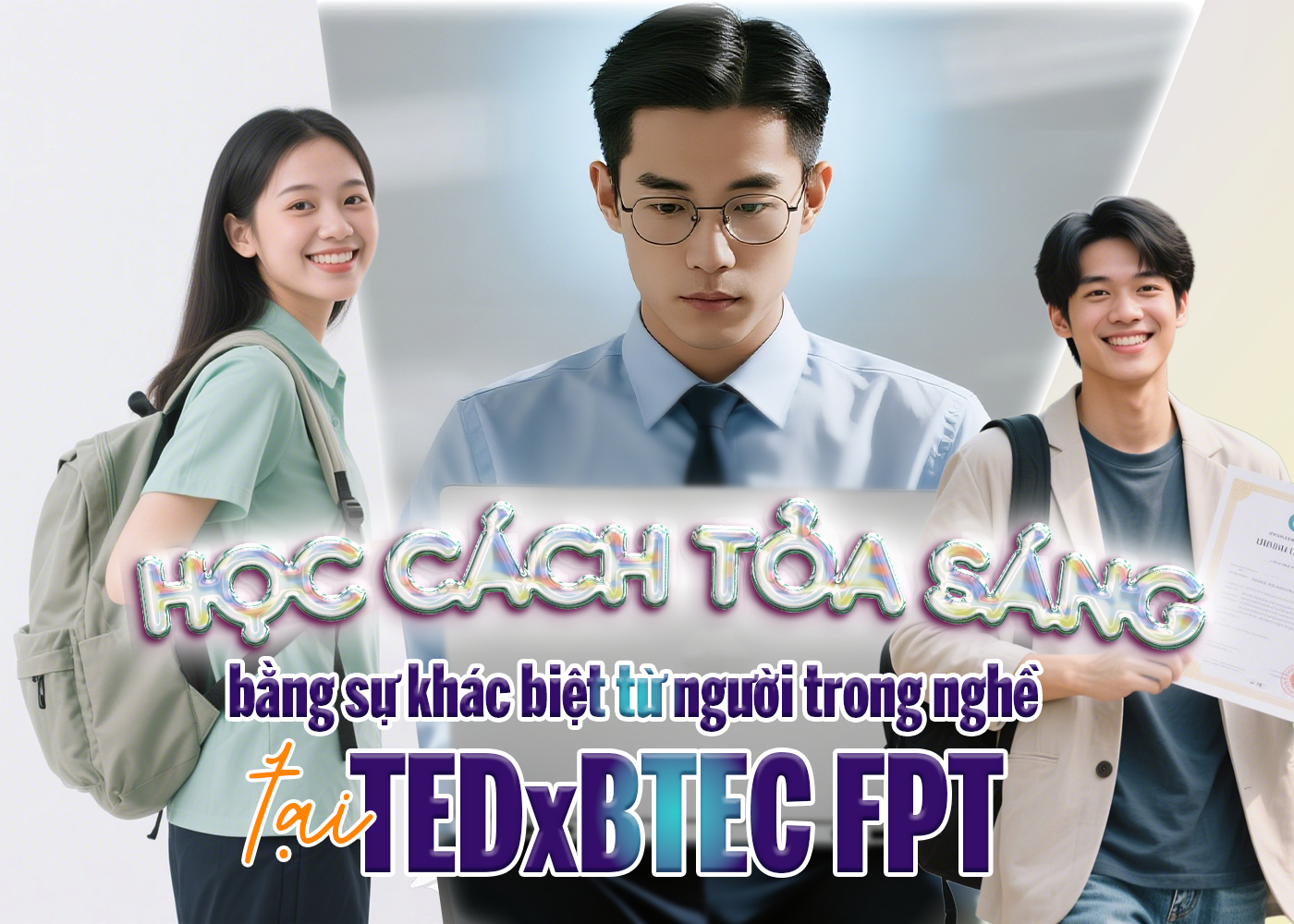 Học cách tỏa sáng bằng sự khác biệt từ người trong nghề tại TEDxBTEC FPT - Ảnh 1 Học cách tỏa sáng bằng sự khác biệt từ người trong nghề tại TEDxBTEC FPT - Ảnh 1