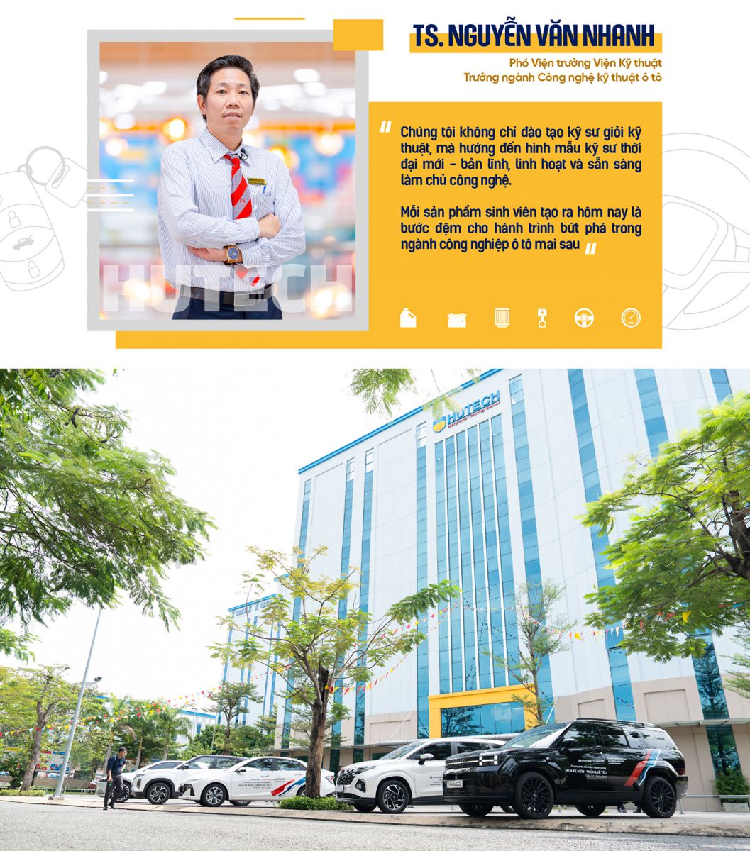 Học Công nghệ kỹ thuật ô tô tại HUTECH: Tự tay chế tạo xe - Ảnh 10 Học Công nghệ kỹ thuật ô tô tại HUTECH: Tự tay chế tạo xe - Ảnh 10